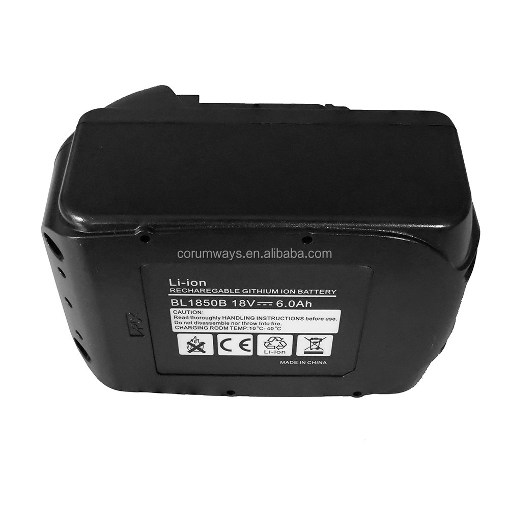 108Wh 5Ah 6Ah 18V BL1850B Replacement power tool battery For Makita 18V LXT Cordless Tools compatible with BL1850B BL1815 BL1830