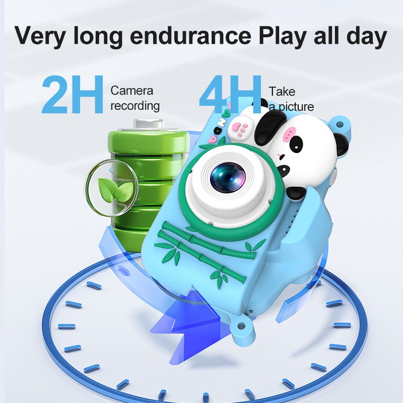 Mini Cute Kids Selfie Cartoon Toy Camera for Child Children