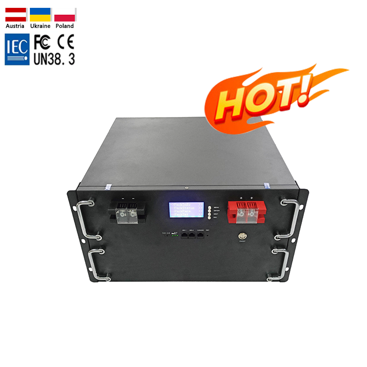 Deep Cycles High Voltage 24V 48V 51.2V 100Ah 200Ah 300Ah 400Ah 500Ah Rack Mounted Solar Energy Storage Lithium Lifepo4 Battery
