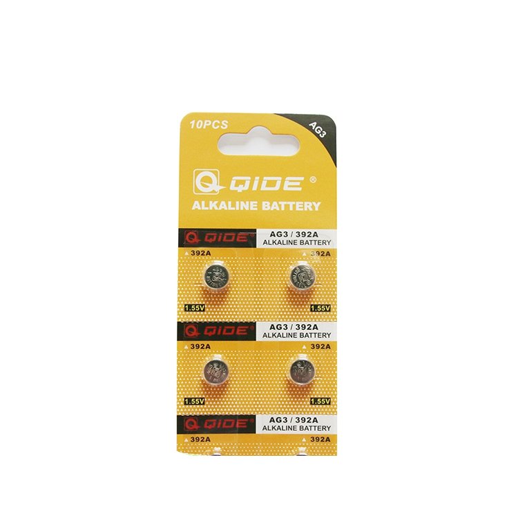 Environmentally Friendly LR41 AG3 Alkaline Coin Cell for Watches and Digital Thermometers