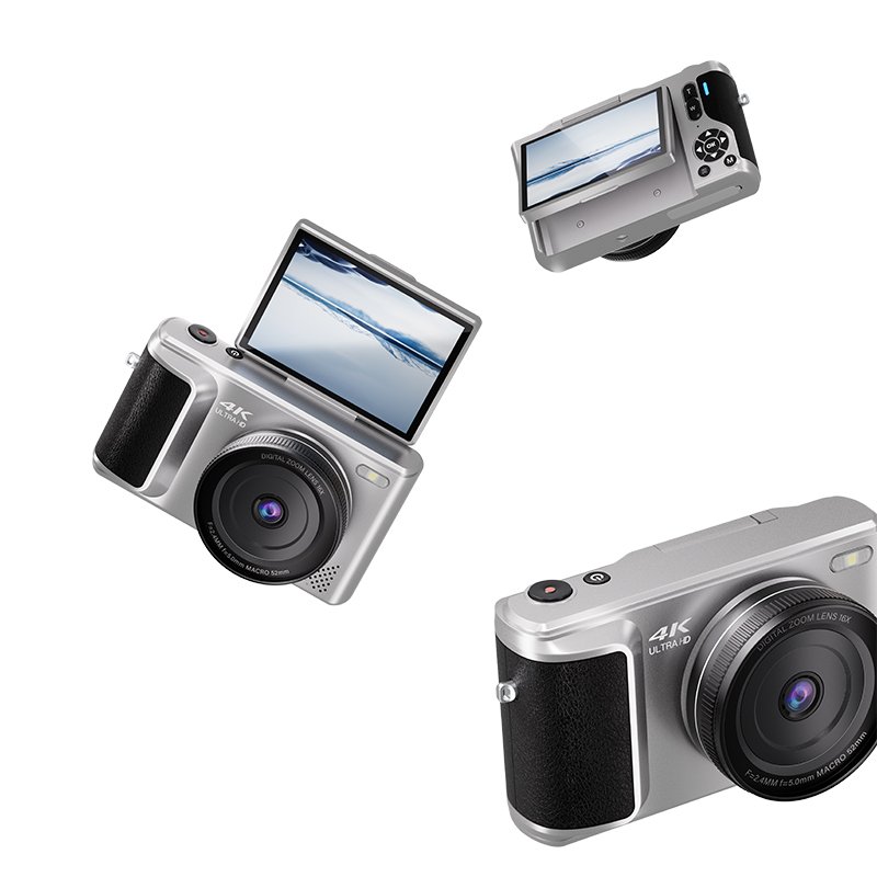 Digital camera HD vintage camera for photography classic SONY sensor voice control camera.