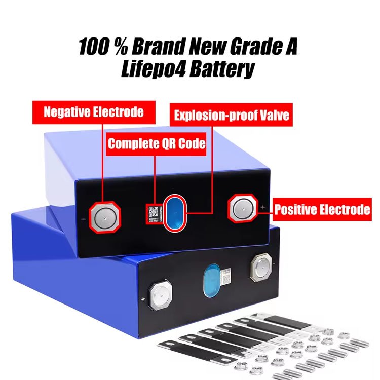 8000 Cycle 314Ah 3.2V Lifepo4 Lithium 280Ah 320Ah Batteries Solar Prismatic Lifepo4 New Battery Cells