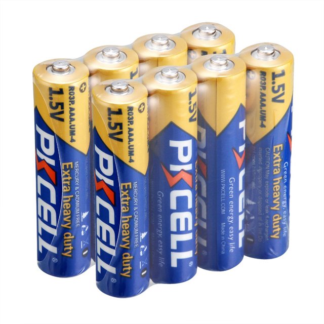 Super heavy duty battery R03P r03 1.5V AAA batteries mercury & cadmium free dry cell
