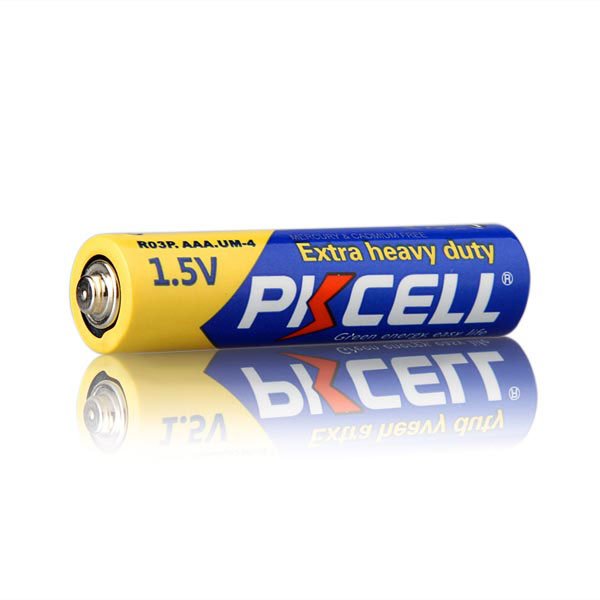 Super heavy duty battery R03P r03 1.5V AAA batteries mercury & cadmium free dry cell