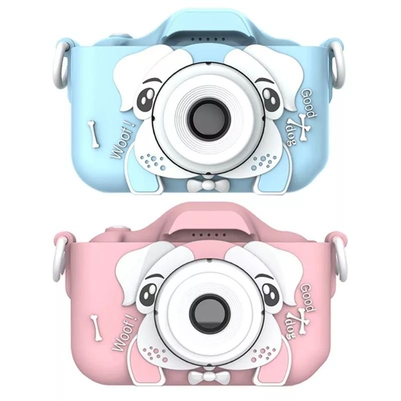 Kids Camera Toys 2 inch Screen HD Cartoon Kids Digital Camera Mini SLR Camera Cute Toy For Children Birthday Christmas Gifts