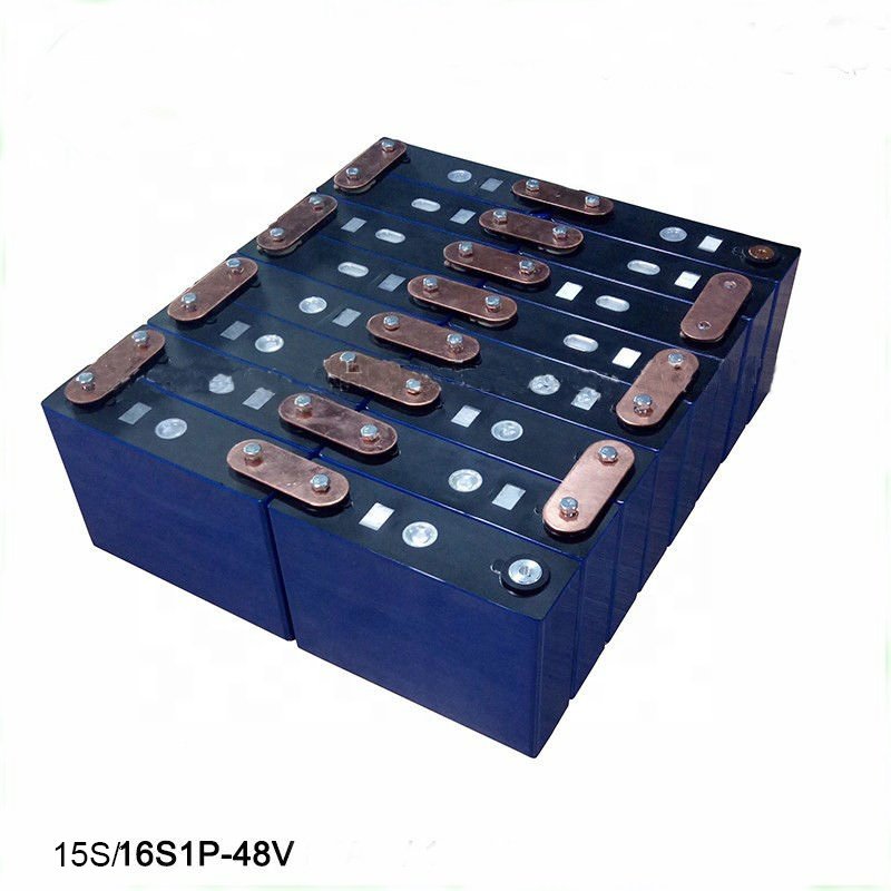 48V 100Ah Deep cycle lifepo4 battery with smart active balancing 200A BMS for Golf carts AGV, forklift