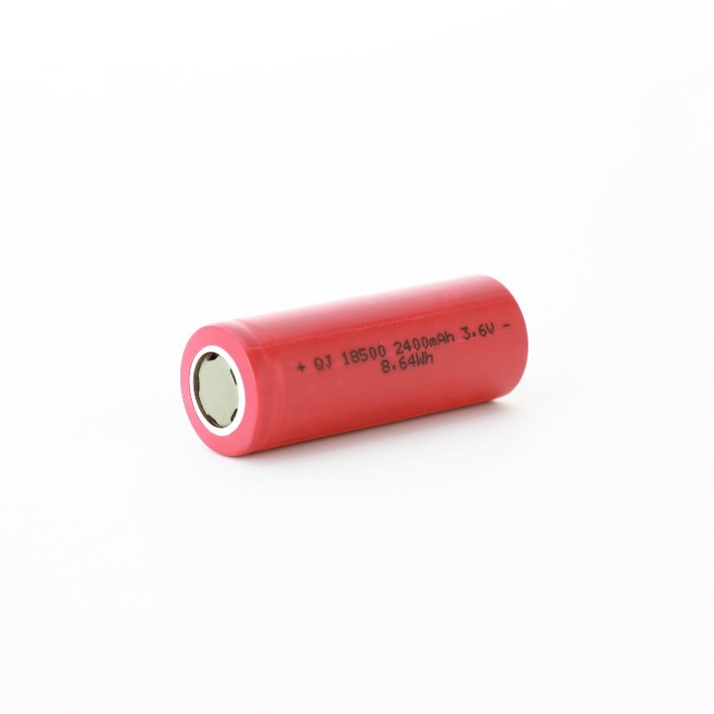 Wholesale High Capacity 18500 3.6V 2400mAh Cyclic Charging Rechargeable Cylindrical Digital Lithium Li Batteries Battery Cells