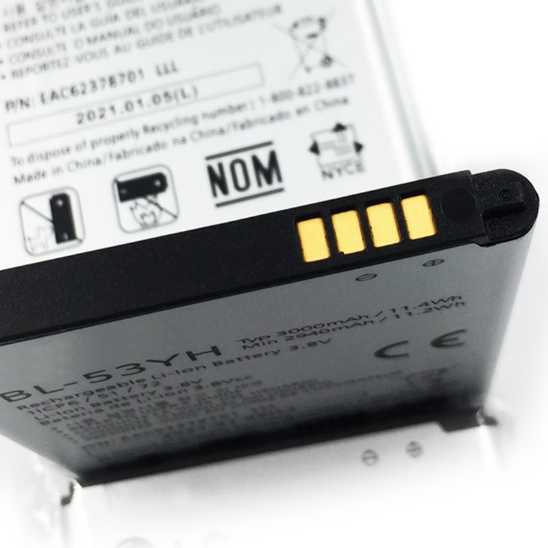 3000mAh BL-53YH Battery For LG G3 D850 D851 D855 LS990 D830 D856 D690 VS985 F400 G3 2017 Year BL53YH Replacement Batteries
