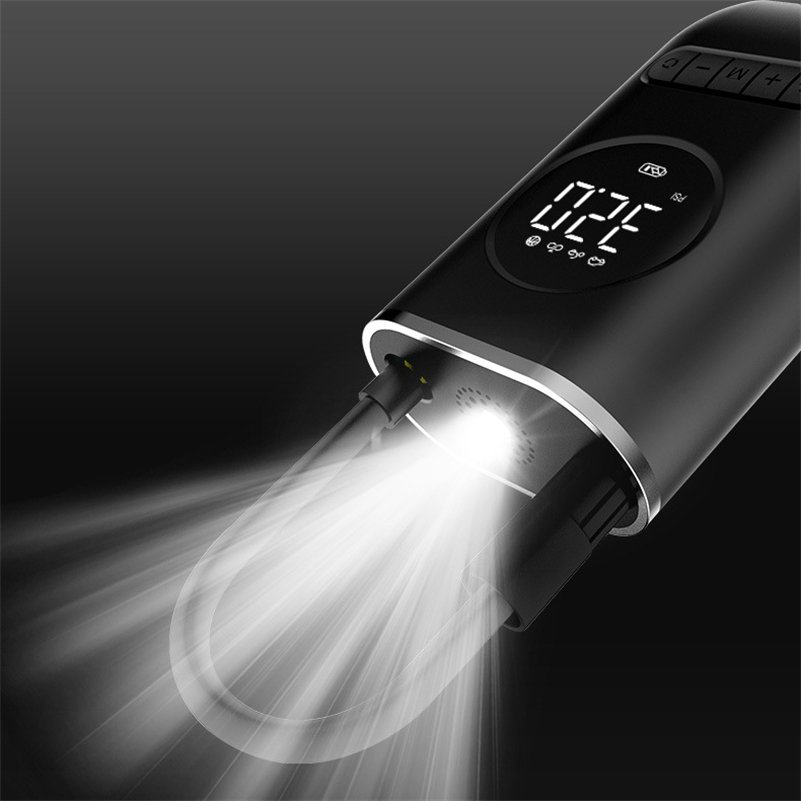 Easy Carry Mini Auto Pump Shut-Off Digital Screen Cordless Bike Car Tire Inflator Bicycle Air Compressor Pump