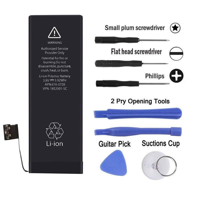 100% Capacity for iPhone 7 Battery 1960mah Replacement Rechargeable Lithium Battery Batterie for iPhone 8 Plus X XS MAX XR 11