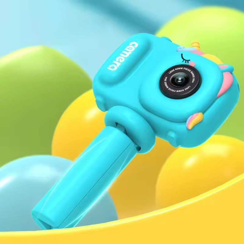 LCC989 New Cartoon Cute Kids Digital Camera Dual Camera 1080P HD Video Record For Puzzle Children's Toy Birthday Gift Kid Camera