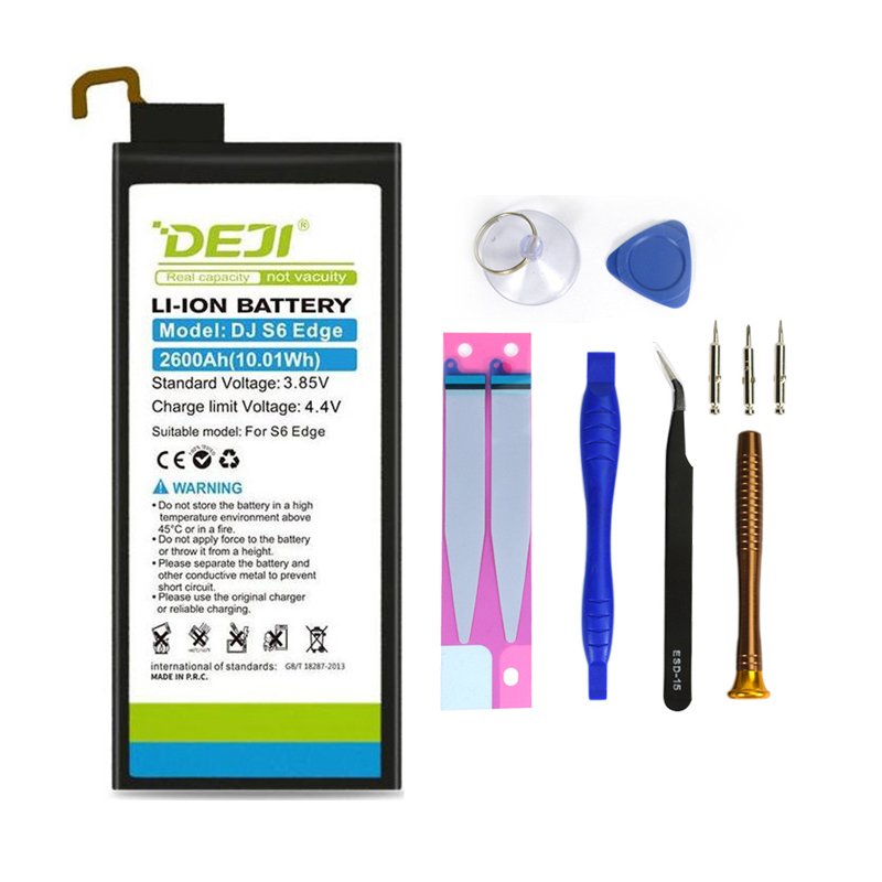 DEJI good quality EB-BG925ABE Digital Batteries For Samsung S6 Edge G9250 smart mobile battery