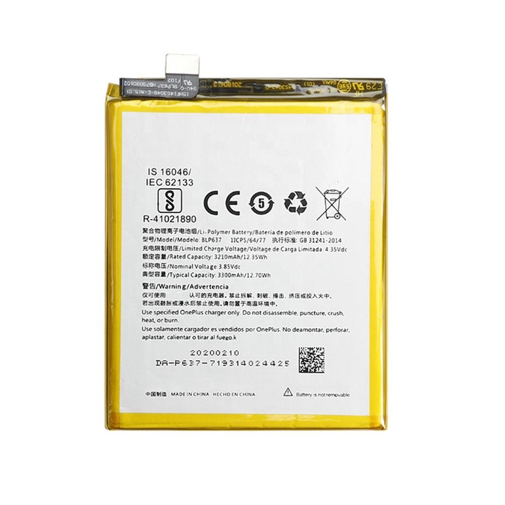 phones mobile android batteries for oneplus 5t battery BLP637 for oneplus 5 digital battery