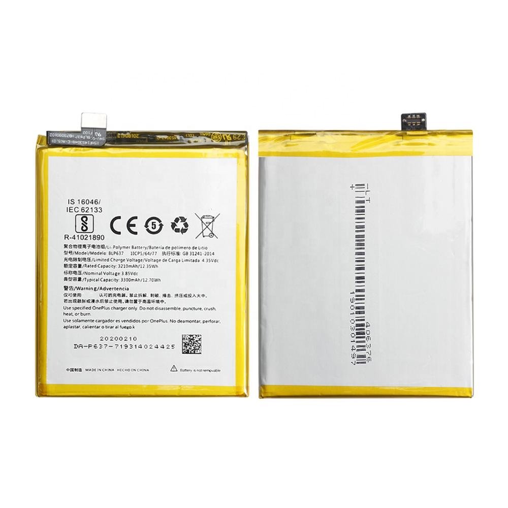 phones mobile android batteries for oneplus 5t battery BLP637 for oneplus 5 digital battery
