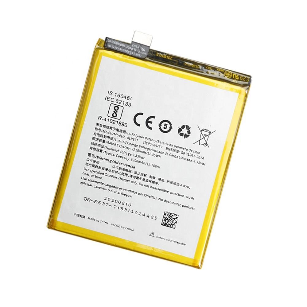 phones mobile android batteries for oneplus 5t battery BLP637 for oneplus 5 digital battery