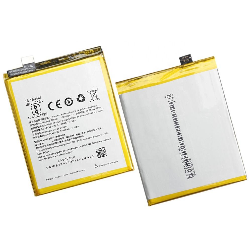 phones mobile android batteries for oneplus 5t battery BLP637 for oneplus 5 digital battery