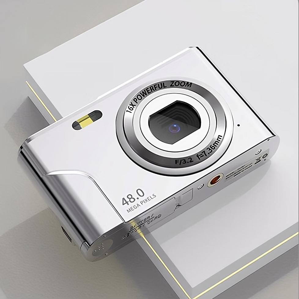 TF card point and shoot digital children camera kids camera with 2.4 inch IPS screen up to 48MP