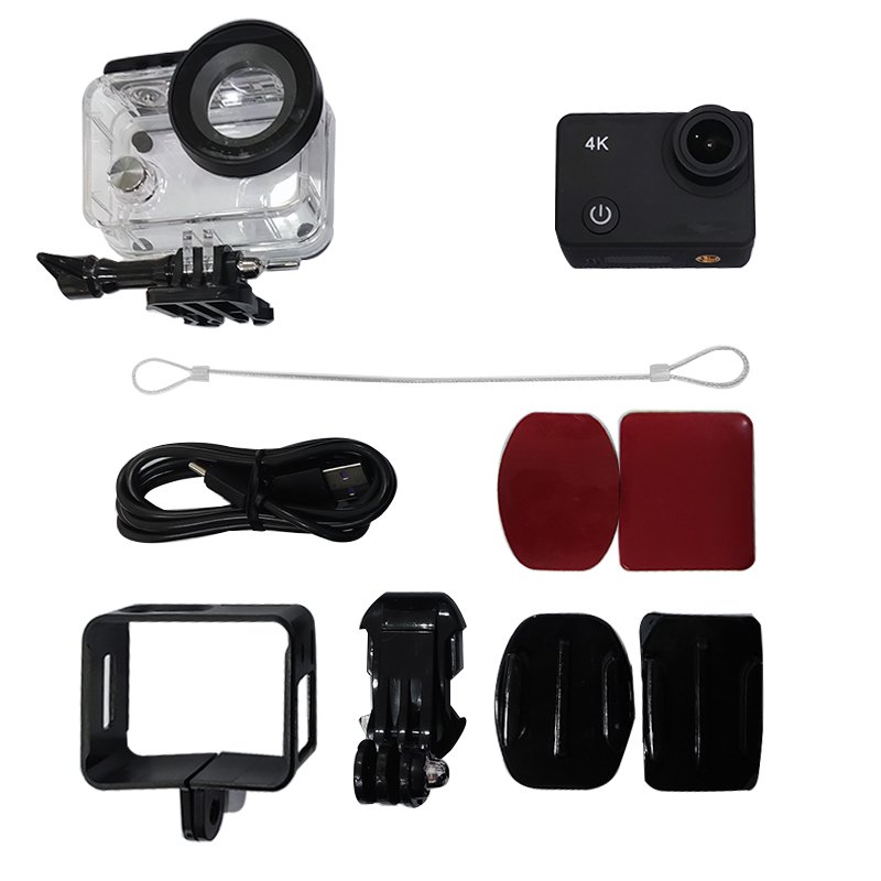 4k Action Video Professional Digital Sport Camcorder Cameras For Sports Hd 360 Vlog Youtube Waterproof Helmet Wifi action Camera