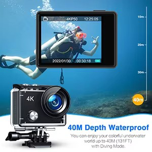 4k Action Video Professional Digital Sport Camcorder Cameras For Sports Hd 360 Vlog Youtube Waterproof Helmet Wifi action Camera