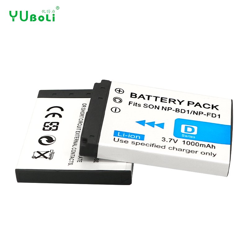 Factory Direct Sale 1000mAh Camera Battery NP-BD1/NP-FD1 For Sony DSC-T70/T90/T200/T300/T700/T900