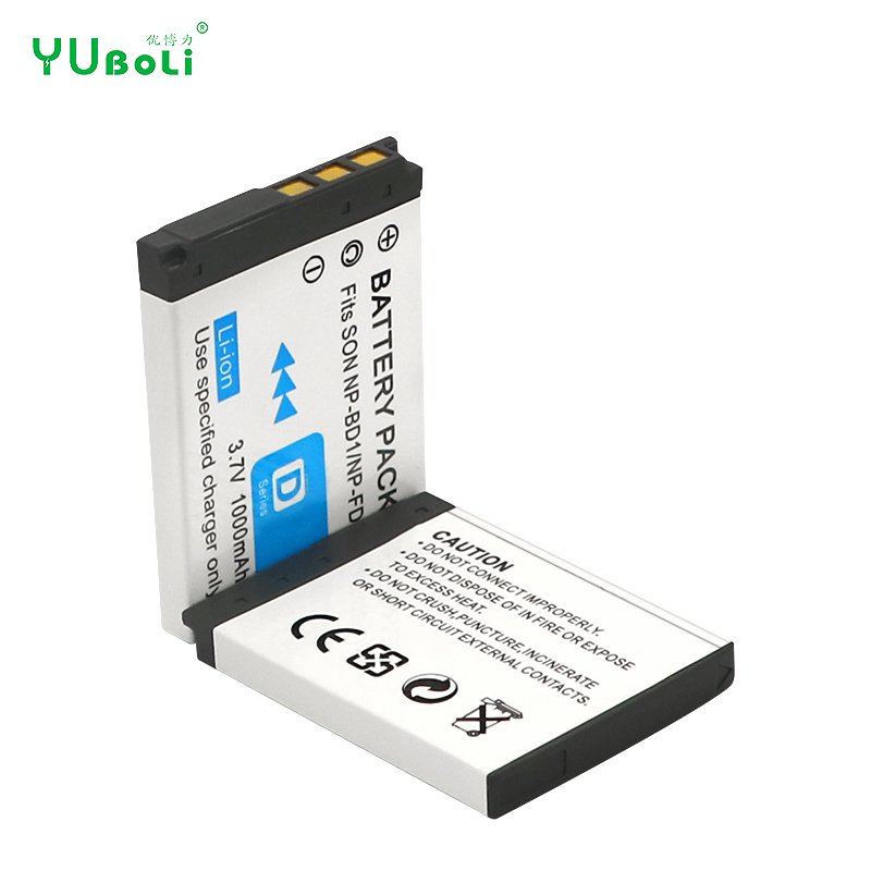 Factory Direct Sale 1000mAh Camera Battery NP-BD1/NP-FD1 For Sony DSC-T70/T90/T200/T300/T700/T900