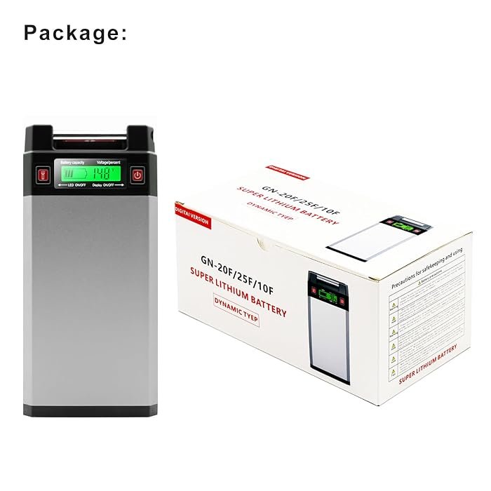12V 25000mAh Battery for Daiwa and Shimano Fishing Reels for Sea Fishing and Ocean Fishing Boats Supports 3-4 electric reels