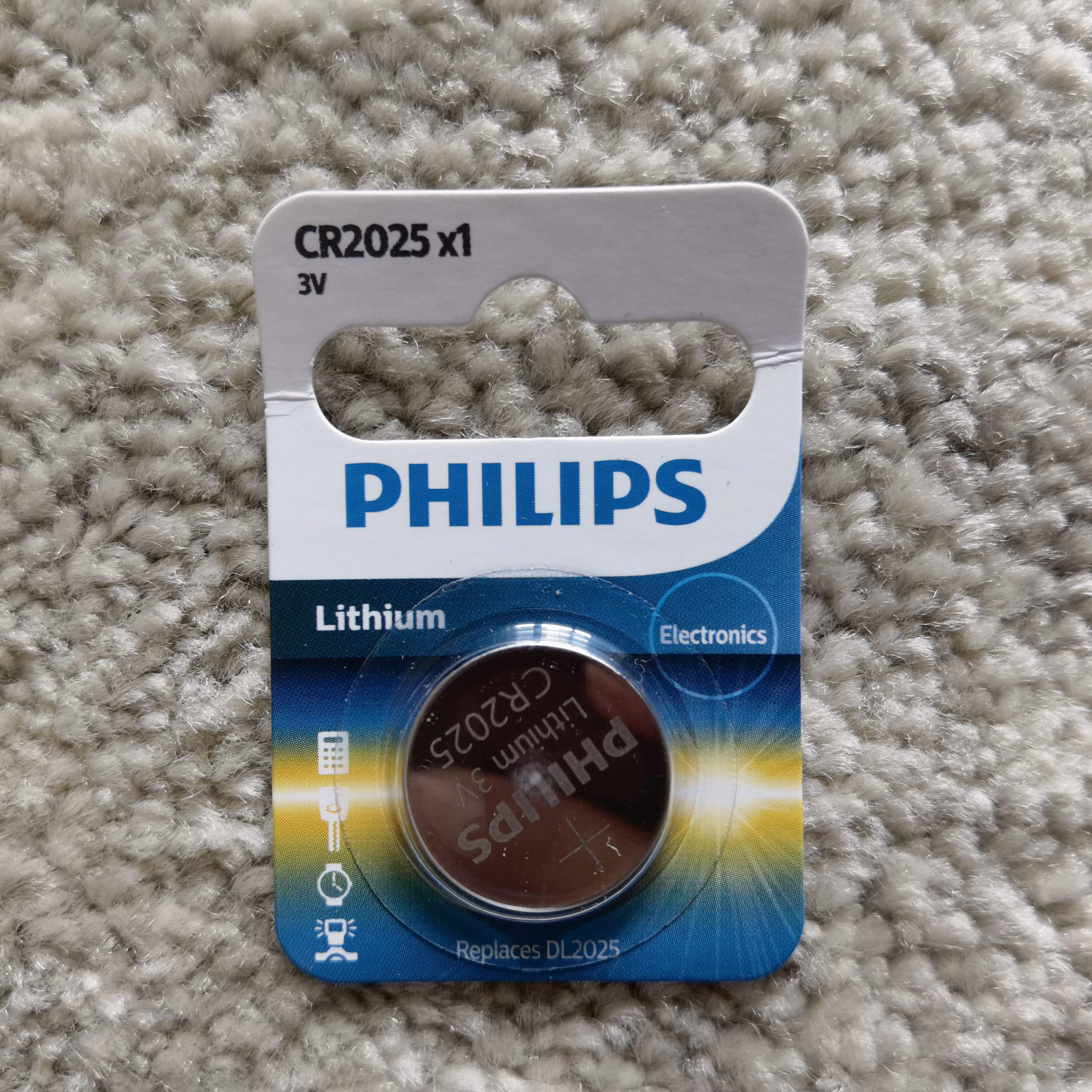 Hot Selling CR2025 3V Electronic Toys Philips Button Lithium Battery Cells