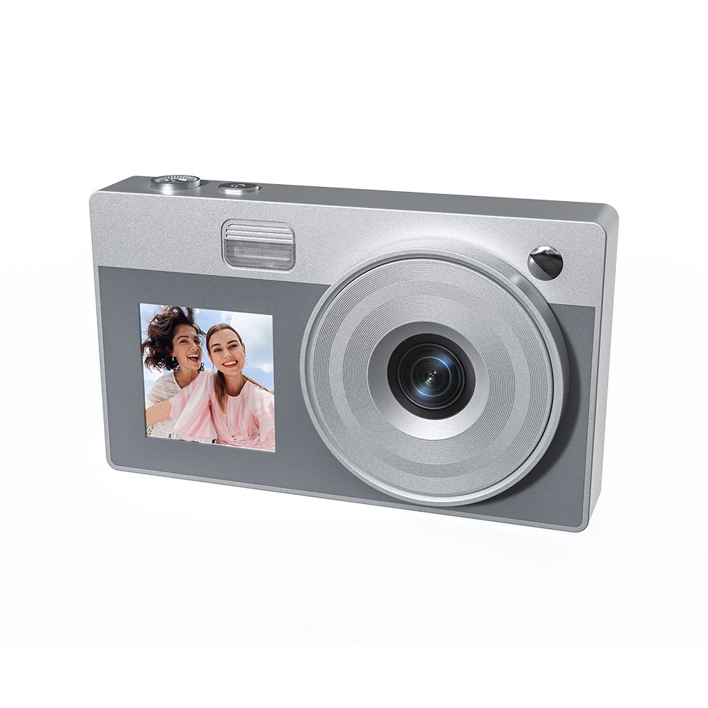Portable Digital Camera Compact Dual HD Screen Anti-shake Digital Retro Video Camera
