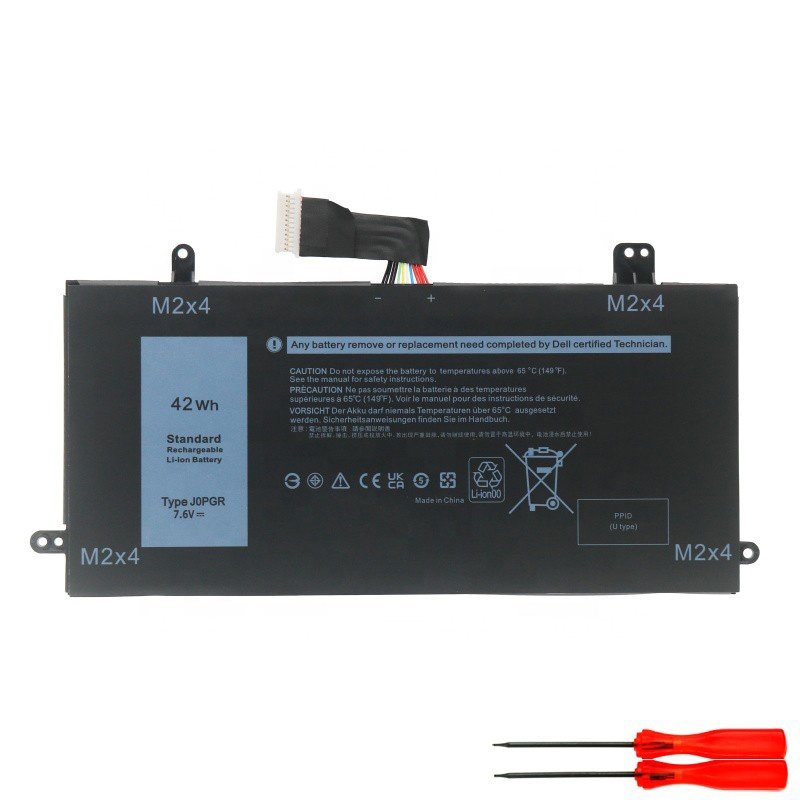 Quality Laptop battery J0PGR JOPGR For DELL Latitude 5285 5290 2-in-1 T17G 7.6V 42WH Notebook battery