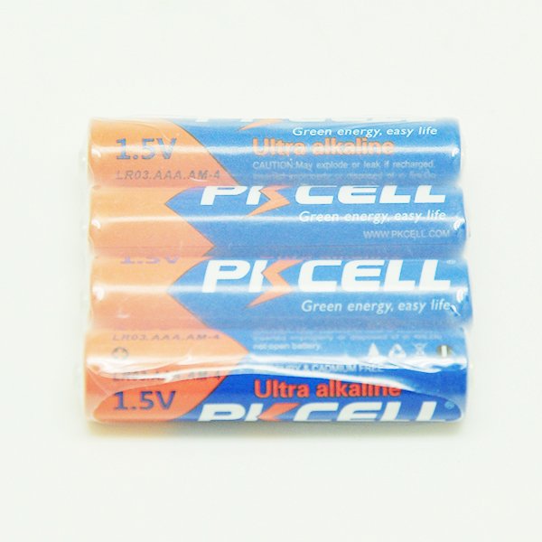 popular 1.5v aaa am4 lr03 no. 7 alkaline dry cell battery for radio