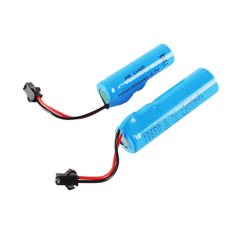 3.7V Lithium Ion Battery for RC Cars 14500 800mAh Li ion with SM Plug High Capacity Rechargeable lithium Battery
