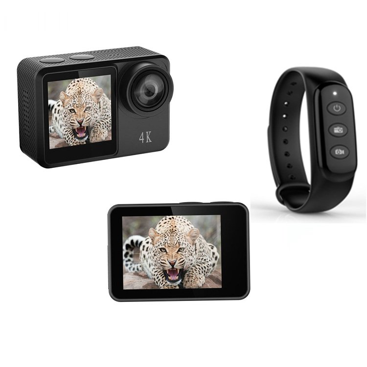 Professional 4K Digital Sport Camcorder with Recording Function for Action Sports Adventure & Recreation 360 Vlog Capable