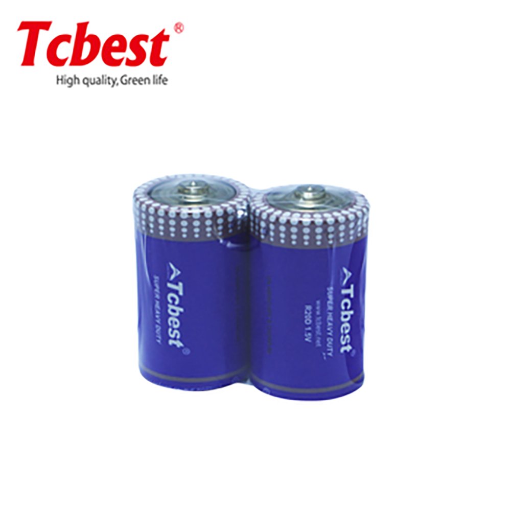High Quality Best Selling D Size 1.5V Super Duty Heavy Battery R20 UM1 Zinc Carbon Battery for Remote Control
