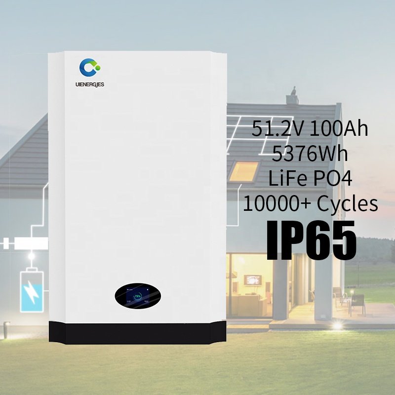 UIENERGIES OEM 5kwh 10kwh lithium battery 51.2V 100ah 200ah solar pv and battery storage