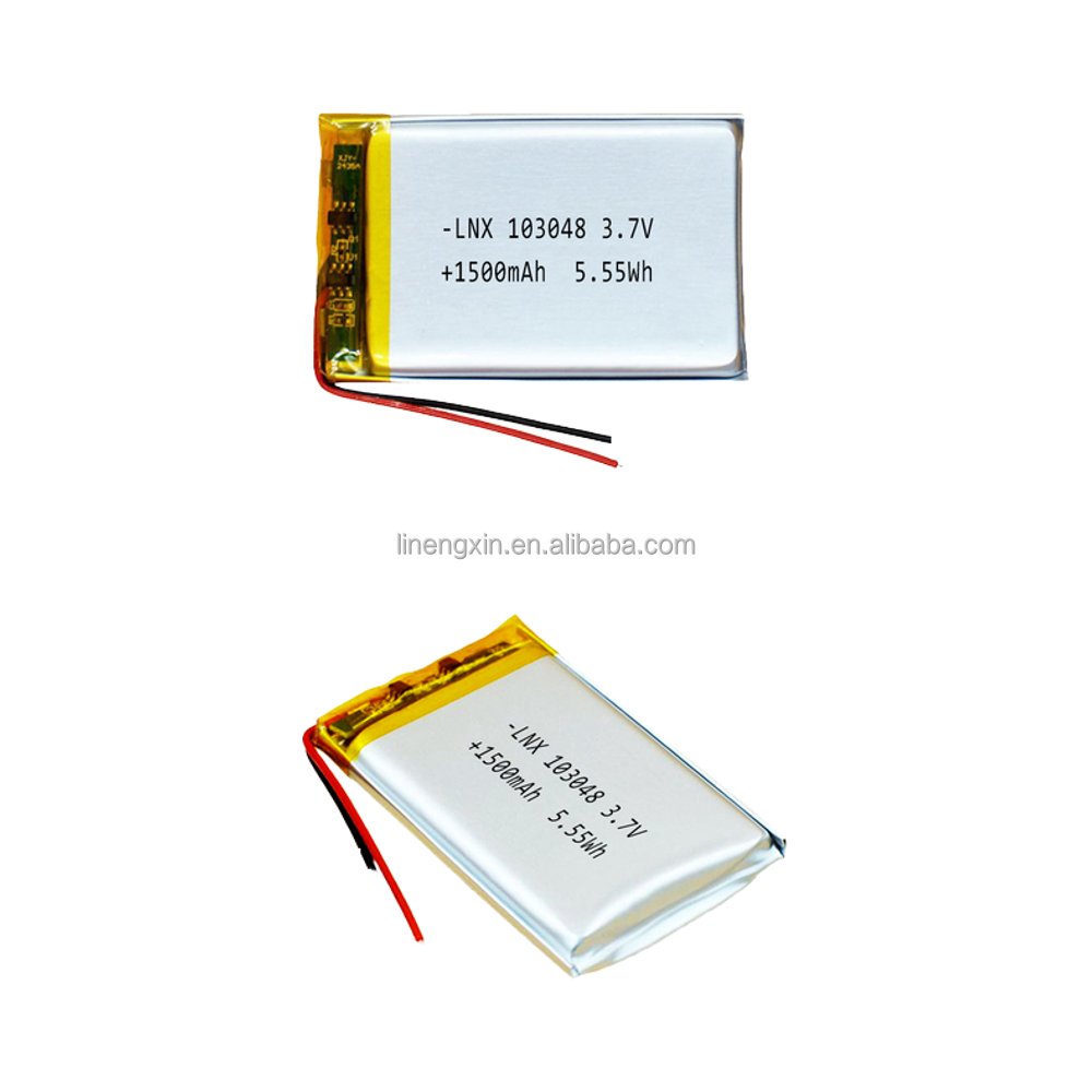 2024 Factory Supply 103048 3.7V 1500mAh Portable Mini Pocket Fan Battery for Digital Products 3C Products