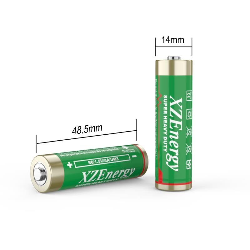 China Factory Wholesale OEM ODM Dry Battery zinc carbon r06 um3 1.5V AA battery