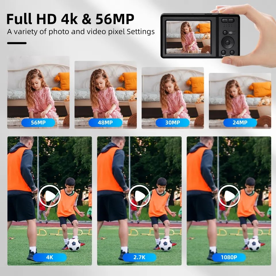 Best Action 4K Professional Travel Handy Camcorder 4K Video Camera For Vlog