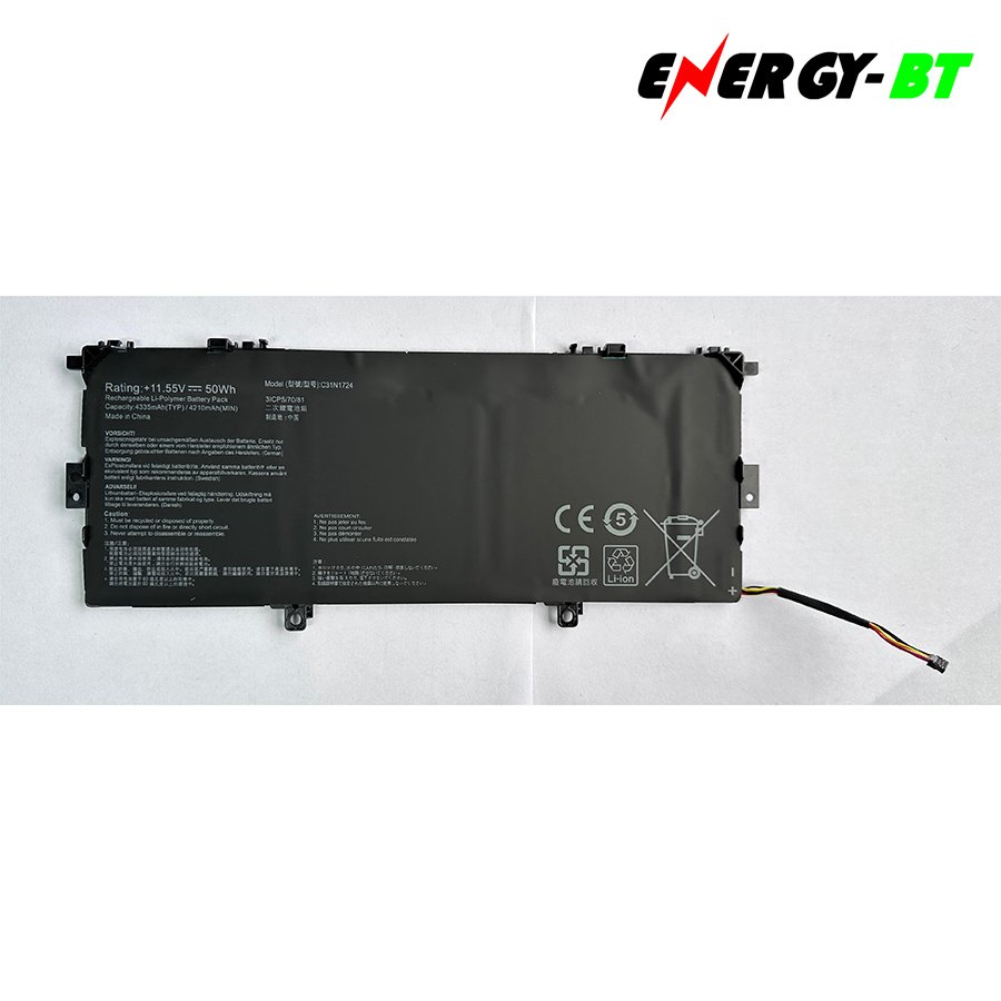 Genuine C31N1724 Battery For Asus ZenBook 13 UX331U UX331FAL UX331UAL U3100FAL 11.55V 50WH Notebook battery