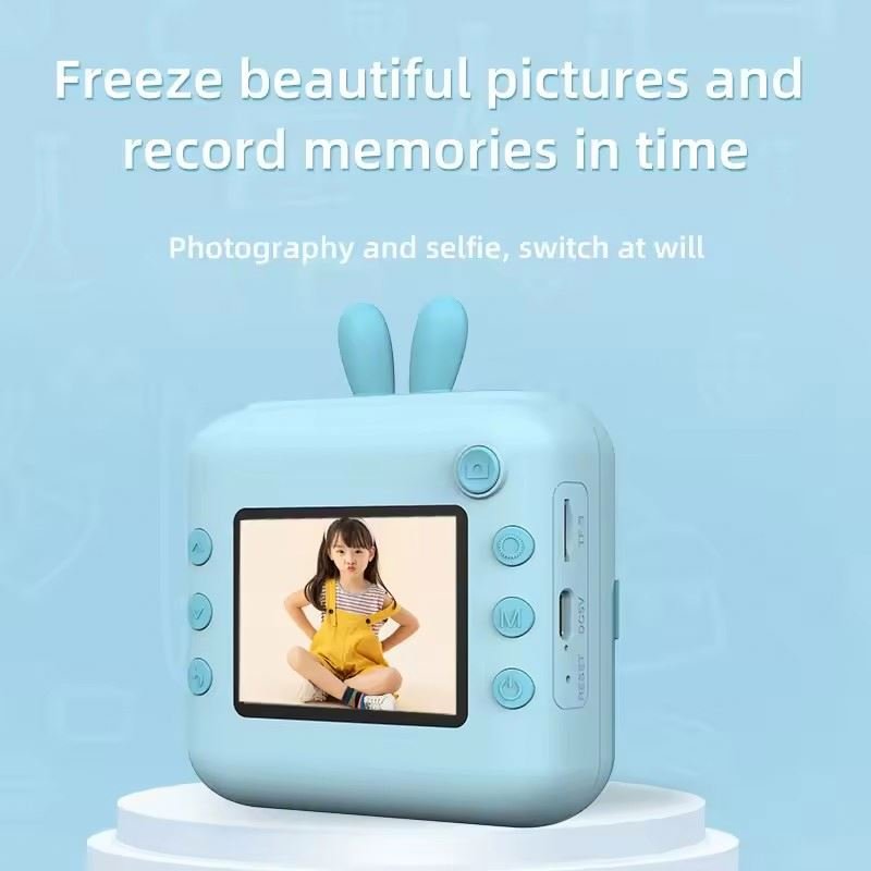 2024 New Products Kids Instant Camera Print HD Video Digital Camera Printer Mini Portable Instant Camera Printer