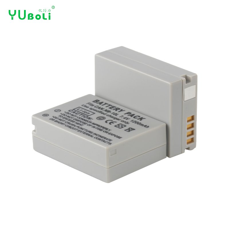 1200mAh Digital Camera Battery NB-10L For Canon PowerShot G1X G15 SX40 SX50 HS Lithium ion Battery