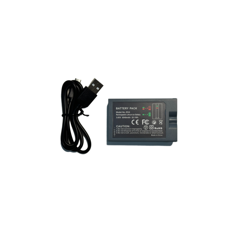 3.65V 6040mAh RV4 Battery RV4 digital batteries Battery for Ring Doorbell 3 Ring Video Doorbell 2 Ring Spotlight Camera