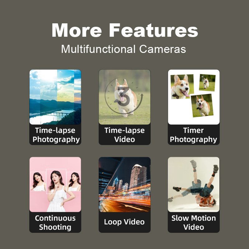 Take Good Photo Pocket Photo Shooting Fashional Portable Camera 10x Optical Zoom 56MP 2.8'' Cinema Digital Camera