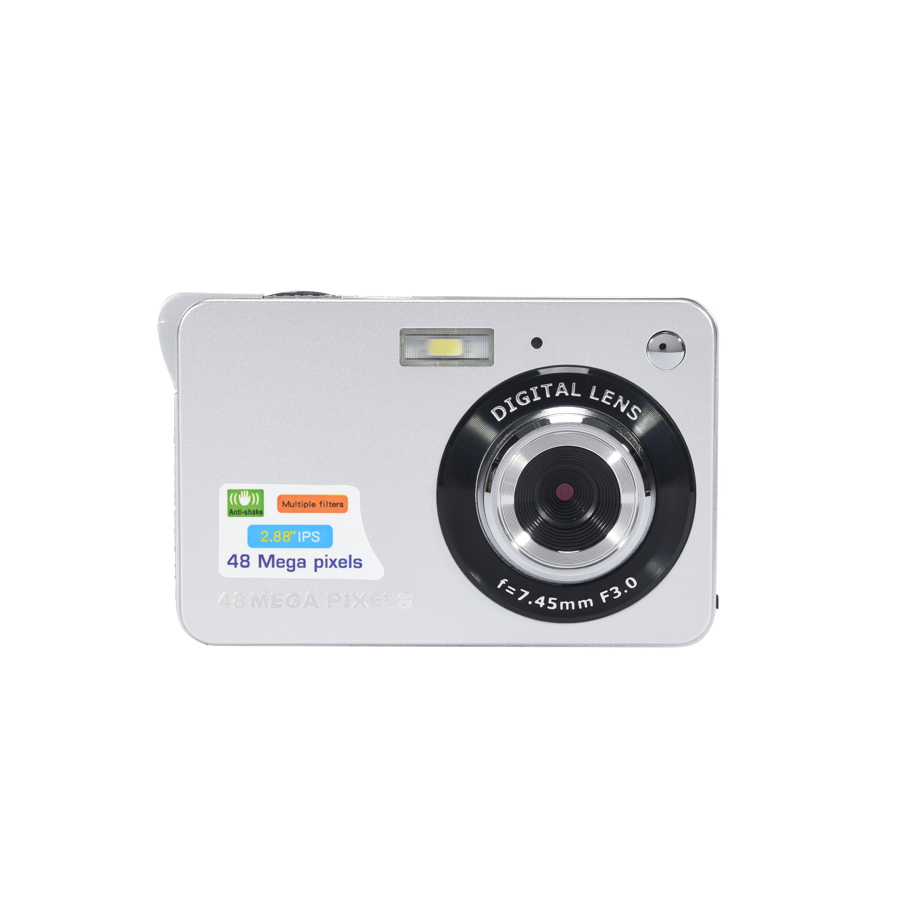 Digital Camera with 2.7inch 18MP Photo 720P Video with Simle Capture and Marco Function with Flashlight For Kids and Adults