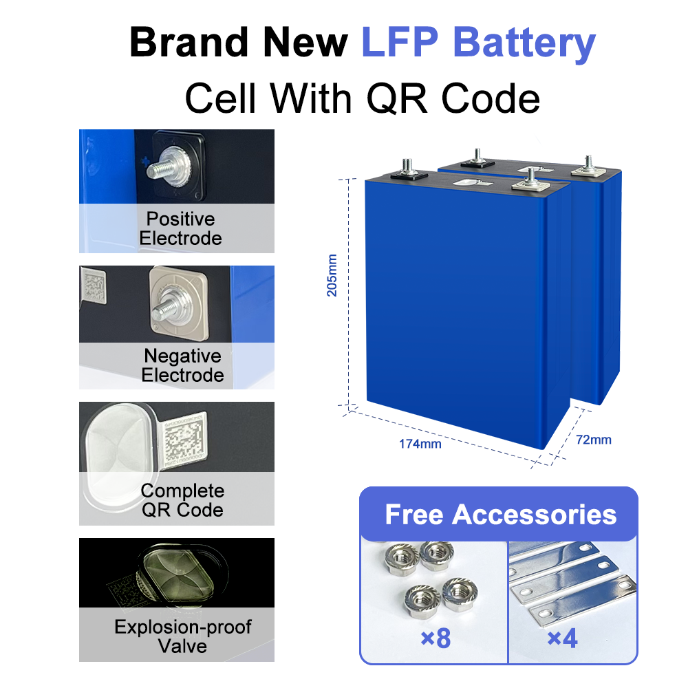 Lifepo4 280ah battery Lifepo4 Bms Lithium Battery Lf280k 3.2v lifepo4 rept 280ah for rv 12v battery pack