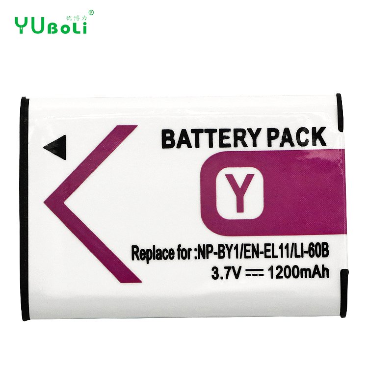 Cross Compatible Lithium Battery NP-BY1 EN-EL11 LI-60B For SONY and Nikon Digital Camera Battery
