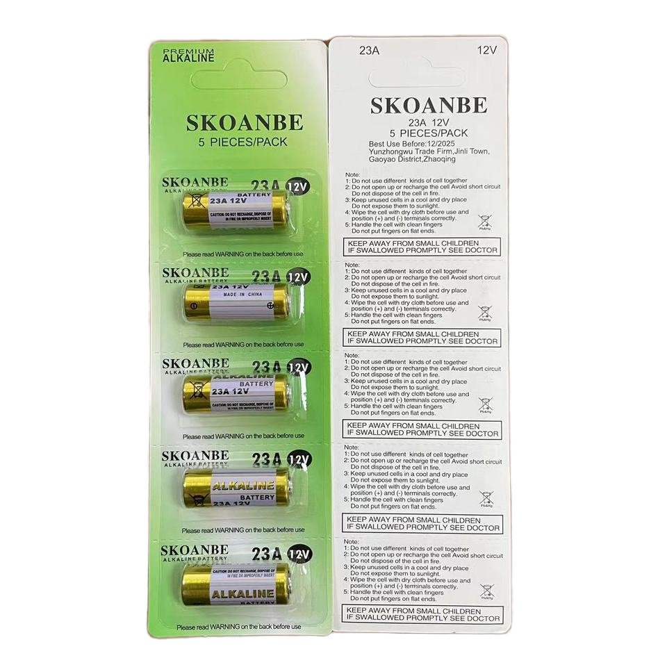 Super Alkaline 23A 12V Dry Battery For Radios Remotes Power Tools Home Appliances Watches Dry Cell Watch Battery