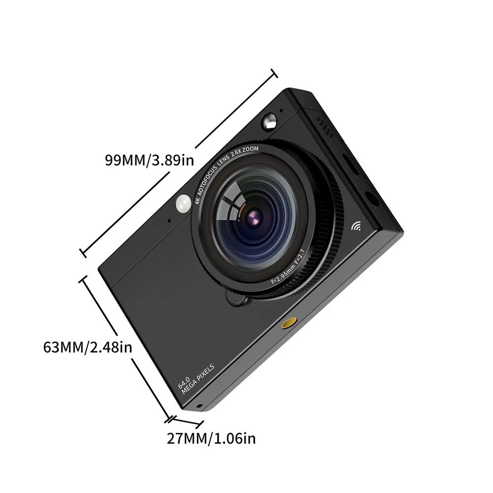 D7 4K Digital video Camera 2.83 Inches IPS Screen HD photo Camera 28x Optical Zoom Portable Vlogging Photography Camera
