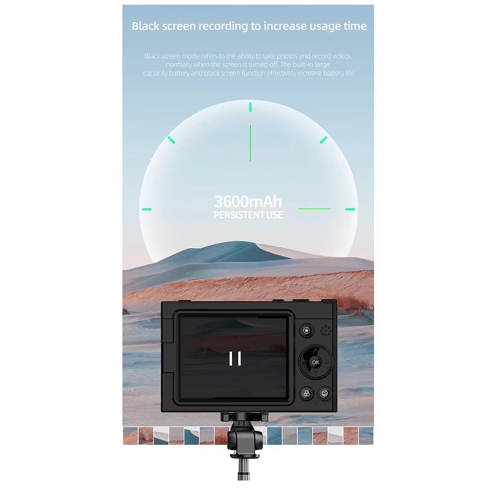 D7 4K Digital video Camera 2.83 Inches IPS Screen HD photo Camera 28x Optical Zoom Portable Vlogging Photography Camera