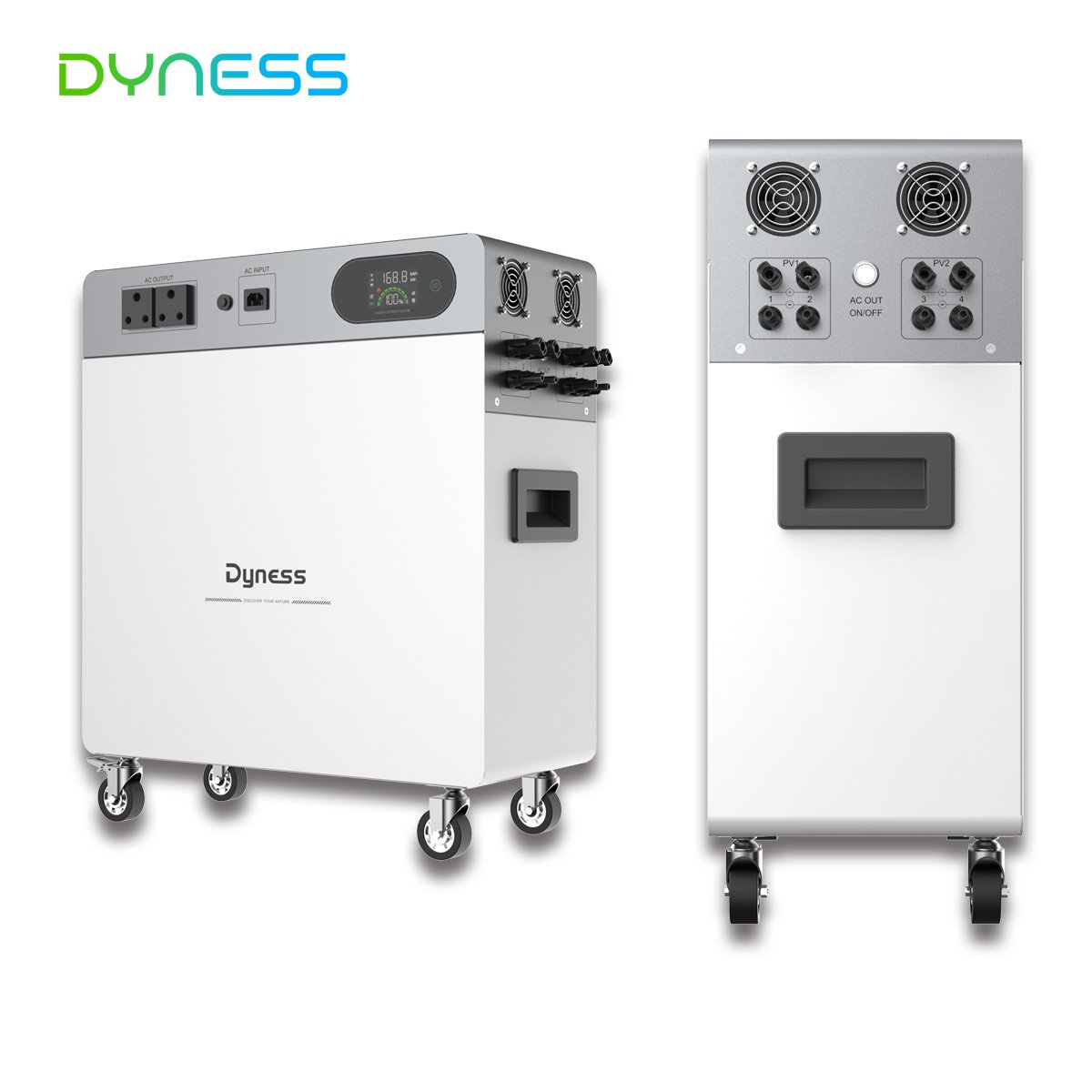 Dyness ultra cube all in one system 220v Portable power station 2000w solar generator 2.4kwh lifepo4 battery with wheel