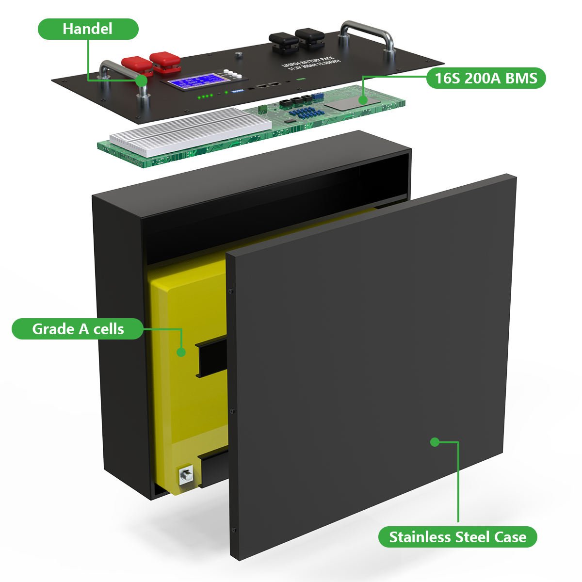 CERRNSS 48 volt lithium battery solar battery batteries pack for solar storage